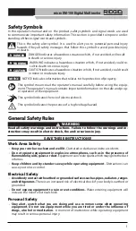 Preview for 4 page of RIDGID micro DM-100 Manual