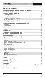 Preview for 23 page of RIDGID micro DM-100 Manual