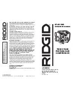 RIDGID OF45150B Operator'S Manual preview