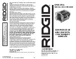 Preview for 25 page of RIDGID OF45175A Operator'S Manual