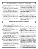 Preview for 3 page of RIDGID Power Stroke PSL0D181 Operator'S Manual