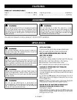 Preview for 6 page of RIDGID PSBIW01 Operator'S Manual