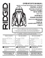 Preview for 1 page of RIDGID R86074 Operator'S Manual