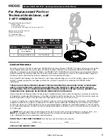 Preview for 5 page of RIDGID RAPC250 Operating Instructions & Parts Manual