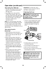 Preview for 10 page of RIDGID WD1855AU0 Owner'S Manual