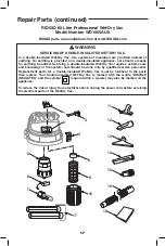 Preview for 17 page of RIDGID WD1855AU0 Owner'S Manual