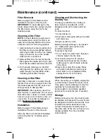 Preview for 9 page of RIDGID WD40700 Owner'S Manual & Installation Instructions