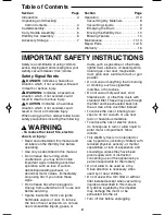 Preview for 2 page of RIDGID WD64250 Owner'S Manual