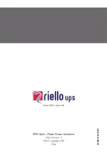 Preview for 92 page of Riello UPS MPX 100 CBC User Manual