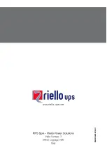 Preview for 196 page of Riello UPS SENTINEL DUAL SDL 10000 User Manual