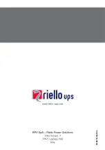 Preview for 44 page of Riello UPS Sentryum S3M Installation Manual