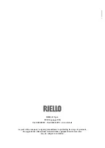 Preview for 72 page of Riello 20035952 Installation, Maintenance And System Management Manual