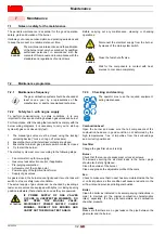 Preview for 34 page of Riello RS 25/M C05 Installation, Use And Maintenance Instructions