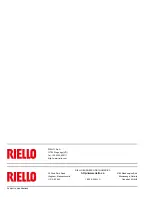 Preview for 36 page of Riello RS 28/E Installation, Use And Maintenance Instructions