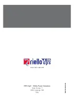 Preview for 31 page of Riello VSD 1100 Installation And Use Manual