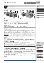 Preview for 5 page of Rietschle DFT 100 Operating Instructions Manual