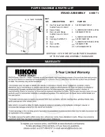 Preview for 41 page of Rikon Power Tools 10-324TG Operator'S Manual