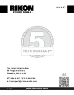 Preview for 44 page of Rikon Power Tools 10-324TG Operator'S Manual