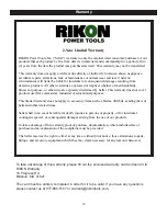 Preview for 15 page of Rikon Power Tools 50-110 Owner'S Manual