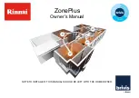 Rinnai brivis ZonePlus Owner'S Manual preview