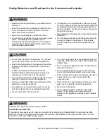 Preview for 3 page of Rinnai EX08CT Installation And Operation Manual