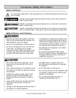 Preview for 3 page of Rinnai RHFE-201FA Owner'S Operation And Installation Manual