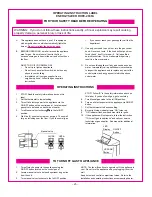 Preview for 25 page of Rinnai RHFE-263FA 2 Owner'S Operation And Installation Manual