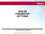 Preview for 36 page of Rinnai RS100 Training Program