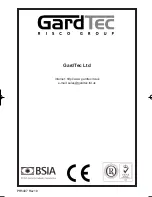 Preview for 40 page of Risco GARDTEC 872 User Instructions