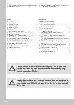 Preview for 2 page of Rittal KE 9201 Assembly And Operating Instructions Manual