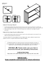 Preview for 8 page of RiverRidge 02-022 Assembly Instructions Manual