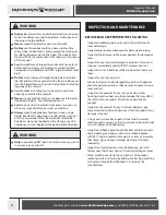 Preview for 4 page of Rivers Edge RE663 Operator'S Manual