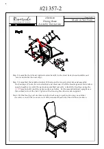 Preview for 2 page of Riverside Furniture 21357 Assembly Instructions