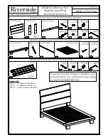 Preview for 1 page of Riverside Furniture 29374 Assembly Instructions