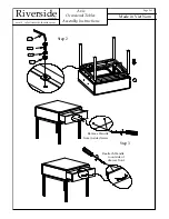 Preview for 2 page of Riverside Furniture 34809 Assembly Instructions