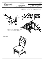 Preview for 2 page of Riverside Furniture Bradford 46658 Assembly Instructions