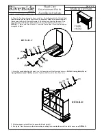 Preview for 2 page of Riverside Furniture Placid Cove Entertainment Hutch 16742 Assembly Instructions