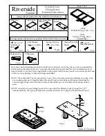 Preview for 1 page of Riverside Furniture Somerset Lane 16248 Assembly Instructions