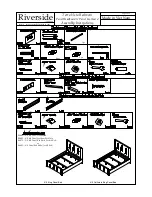 Preview for 3 page of Riverside Furniture Terra Vista 98880 Assembly Instructions