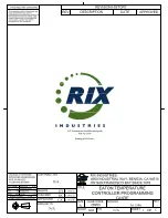 Preview for 75 page of RIX Industries RIX 2V3B-4.1V Series Operating Instructions And Parts List Manual