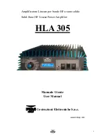 Preview for 1 page of RM Italy HLA305 User Manual