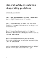 Preview for 6 page of RND 1500W Pure Sine Wave Inverter User Manual