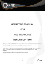 RND 560-00159 Operating Manual preview