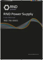 RND 790-00001 User Manual preview