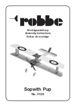 ROBBE Sopwith Pub 3126 Assembly Instructions Manual preview