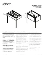 Robern balletto Installation Instructions Manual preview