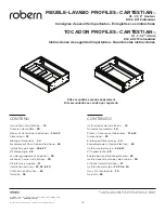 Preview for 18 page of Robern CARTESIAN Series Important Safety Instructions Manual