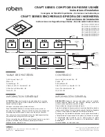 Preview for 7 page of Robern CRAFT Series Installation Instructions Manual