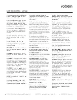 Preview for 2 page of Robern UPLIFT UC3027 Installation Instructions Manual