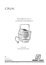 Robert Juliat CIN'K 326 LFV Manual preview